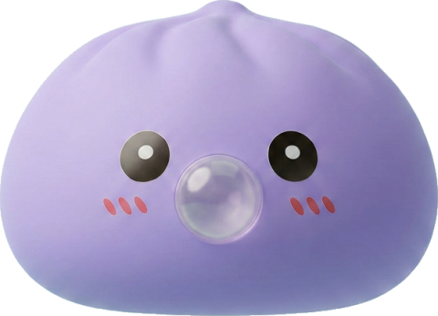 Big Dumpling Squishy Ozeanblau beim Drücken, weiches Material