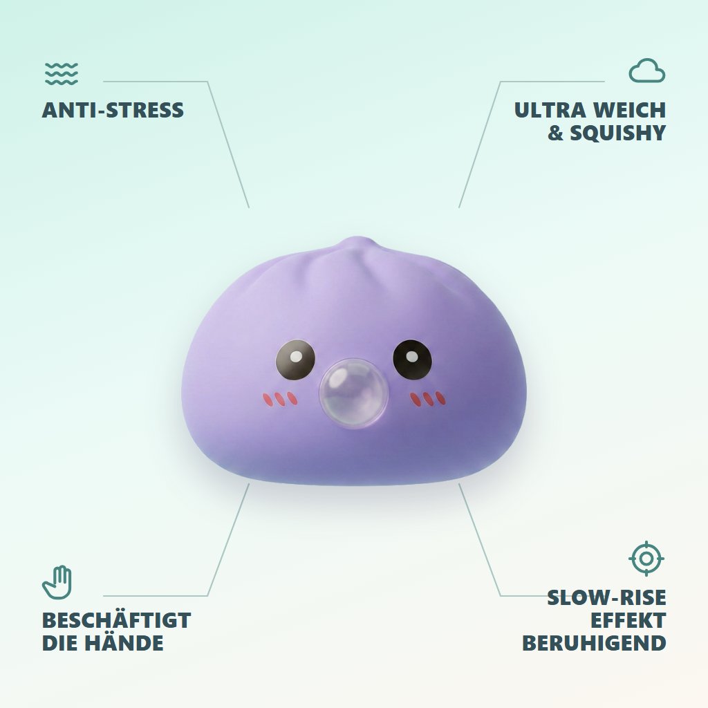 Big Dumpling Squishy Ozeanblau — seine Vorteile