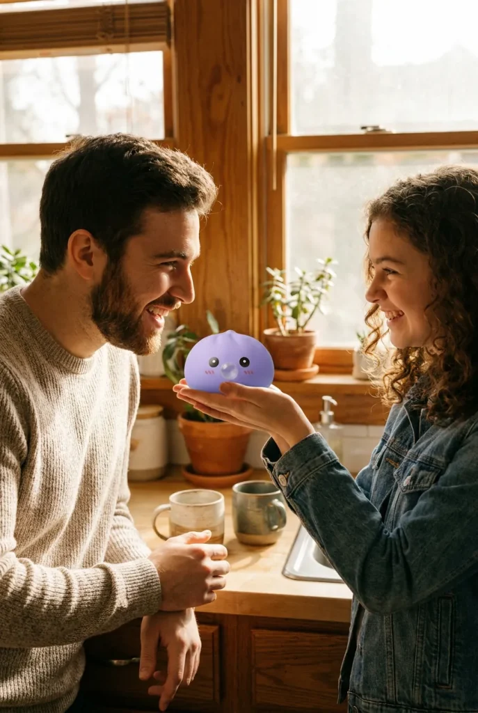 Big Dumpling Squishy Ozeanblau als Geschenkidee
