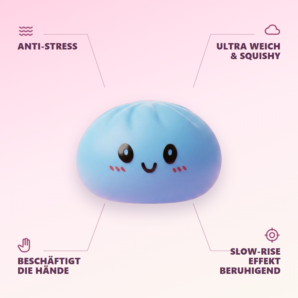 Dumpling Squishy Ozeanblau — seine Vorteile
