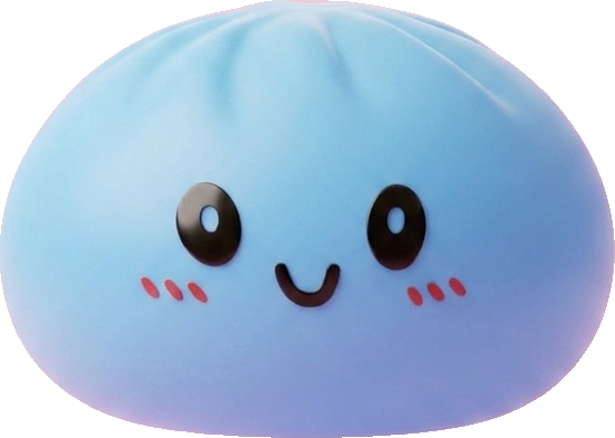 Dumpling Squishy Ozeanblau beim Drücken, weiches Material