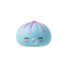 Dumpling Squishy Frost Blue Rare Blow Eisblau beim Drücken, weiches Material