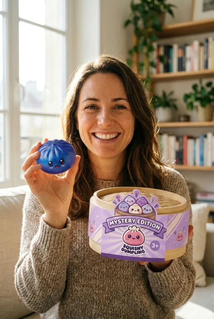 Mystery Dumpling Squishy Charmant Überraschung mit seiner Box
