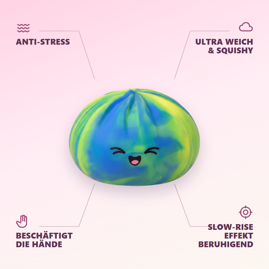 Rainbow Dumpling Squishy Regenbogen-Mystery — seine Vorteile