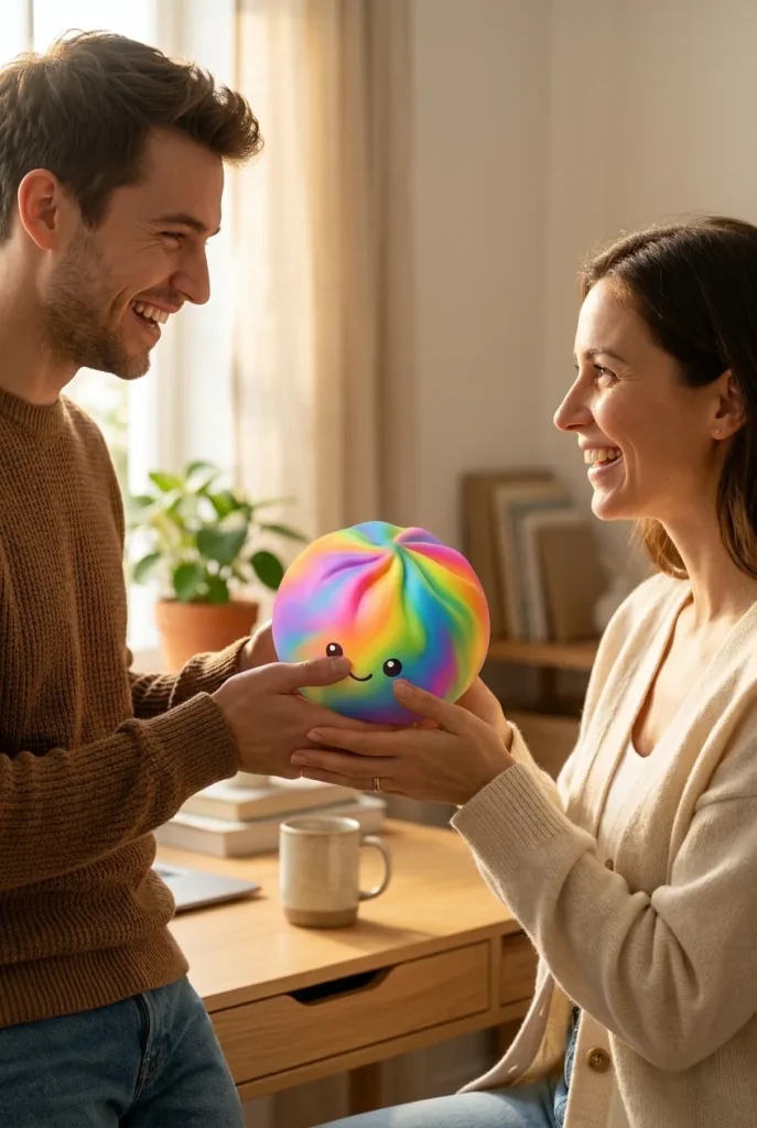 Rainbow Dumpling Squishy Regenbogen-Mystery als Geschenkidee