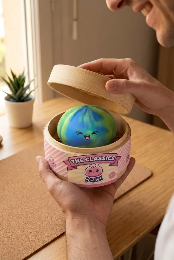 Rainbow Dumpling Squishy Regenbogen-Mystery beim Auspacken