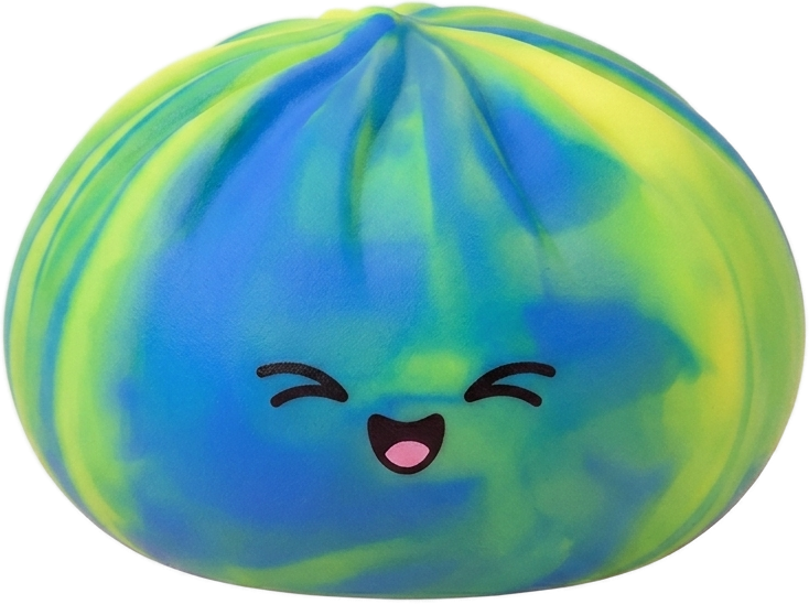 Rainbow Dumpling Squishy Regenbogen-Mystery beim Drücken, weiches Material