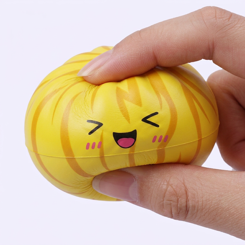 Dumpling Squishy Bun Mystery mit Bambuskorb — slow-rise Effekt, der Schaum federt langsam zurück