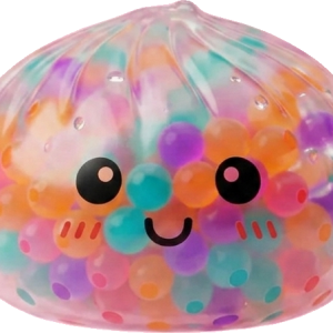 Squishy Dumpling Bunt Soft Bubbles Design beim Drücken, weiches Material