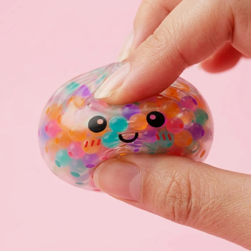 Squishy Dumpling Bunt Soft Bubbles Design — slow-rise Effekt, der Schaum federt langsam zurück
