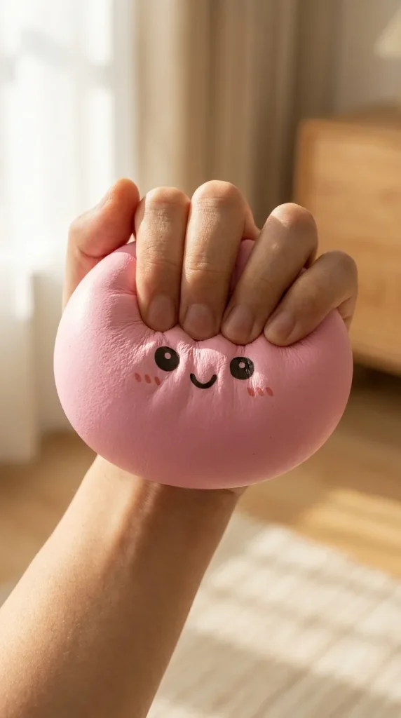 Squishy Dumpling Mystery Box Überraschung beim Drücken