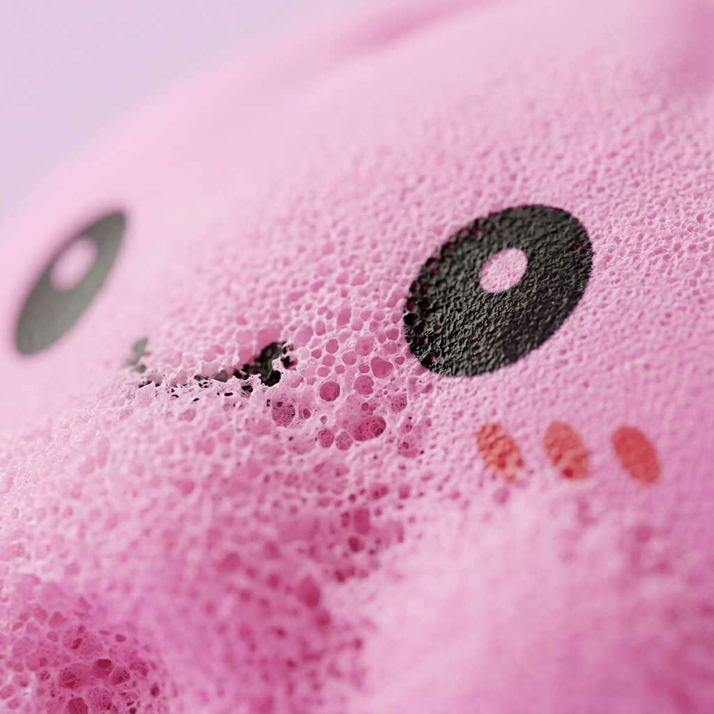 Squishy Dumpling Mystery Box Überraschung — Makro-Nahaufnahme der Textur