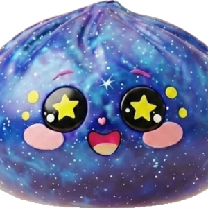 Galaxy Dumpling Squishy Sternenhimmel beim Drücken, weiches Material