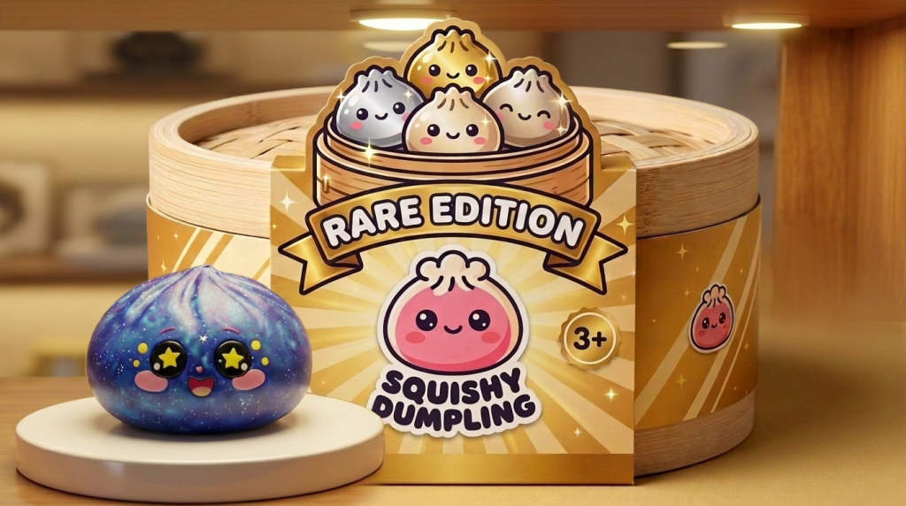 Galaxy Dumpling Squishy Sternenhimmel in seiner kawaii Umgebung