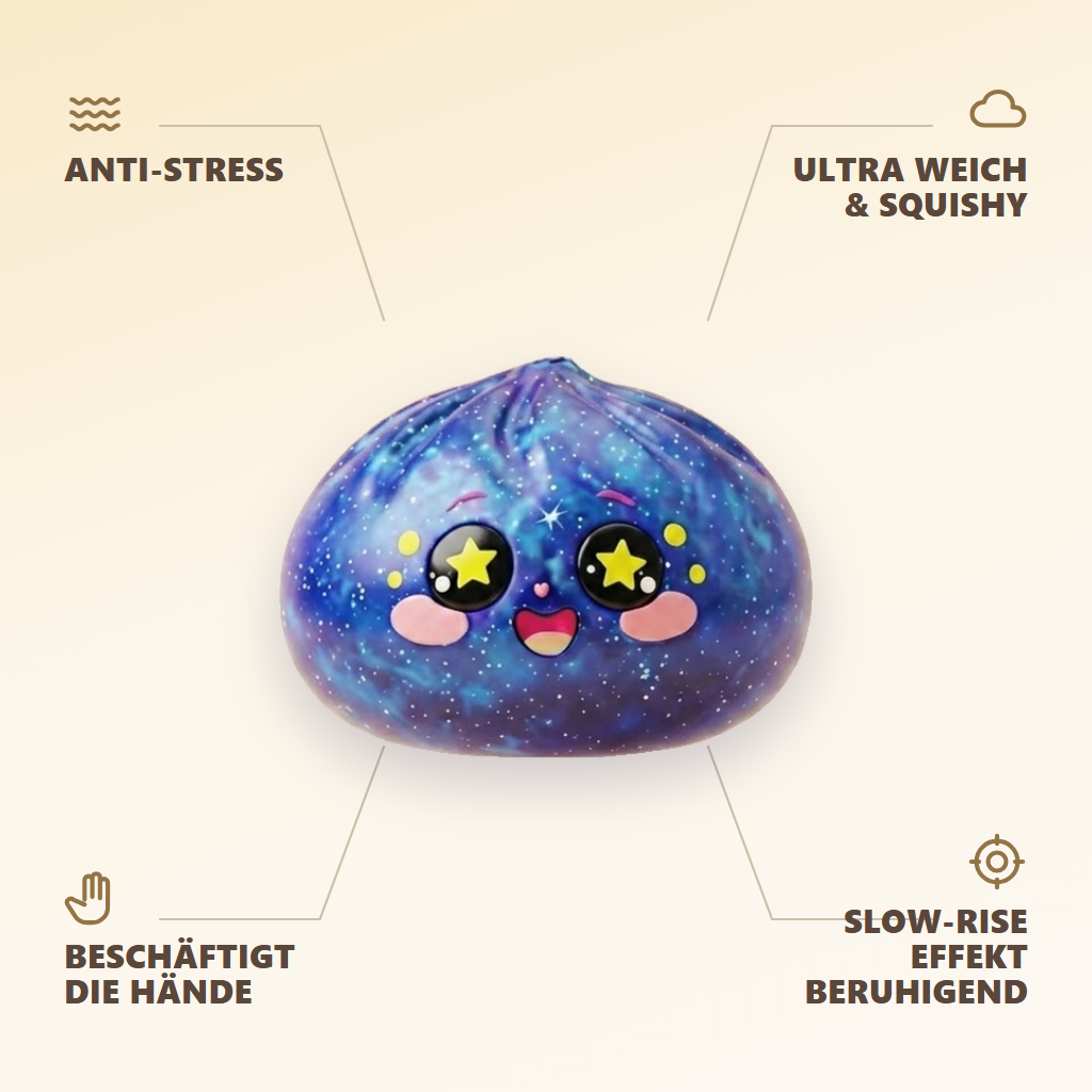Galaxy Dumpling Squishy Sternenhimmel — seine Vorteile