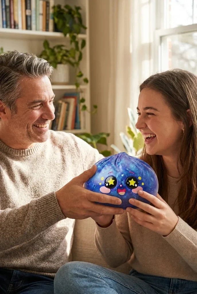 Galaxy Dumpling Squishy Sternenhimmel als Geschenkidee