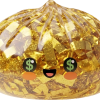 Gold Dumpling Squishy – Glitzernde Rarität beim Drücken, weiches Material