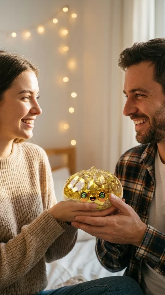Gold Dumpling Squishy – Glitzernde Rarität als Geschenkidee