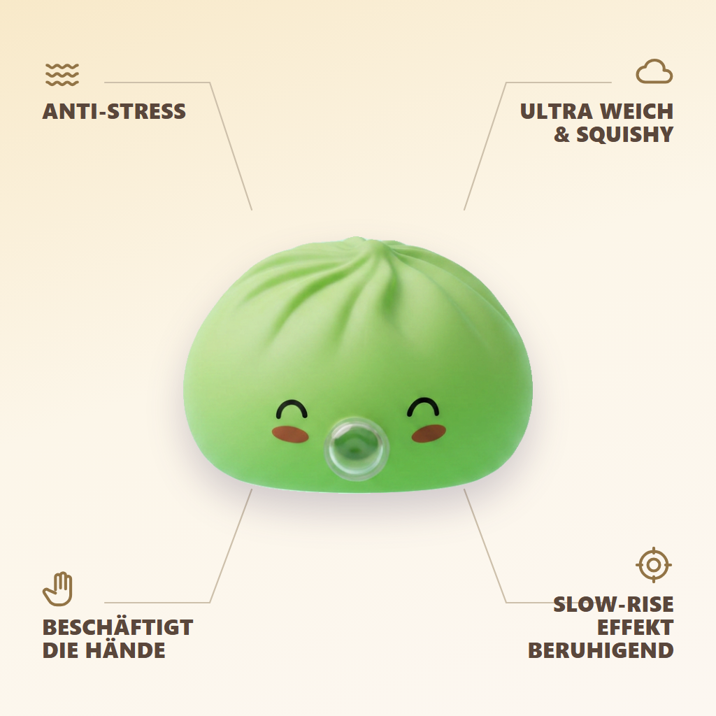 Dumpling Squishy Matcha Grün Rare Blow — seine Vorteile