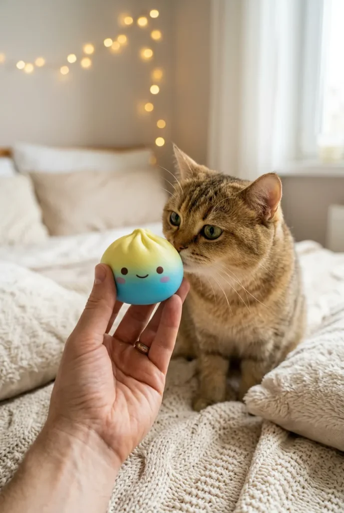 Dumpling Squishy Blind Box Set – 12x Mystery Kawaii mit einem Kuscheltier
