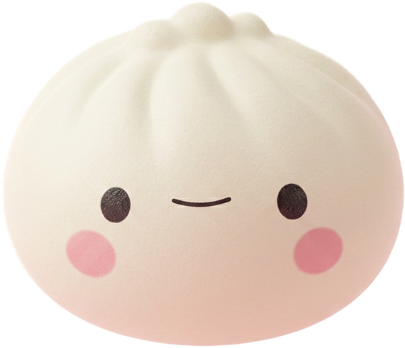 Dumpling Squishy Blind Box Set – 12x Mystery Kawaii beim Drücken, weiches Material