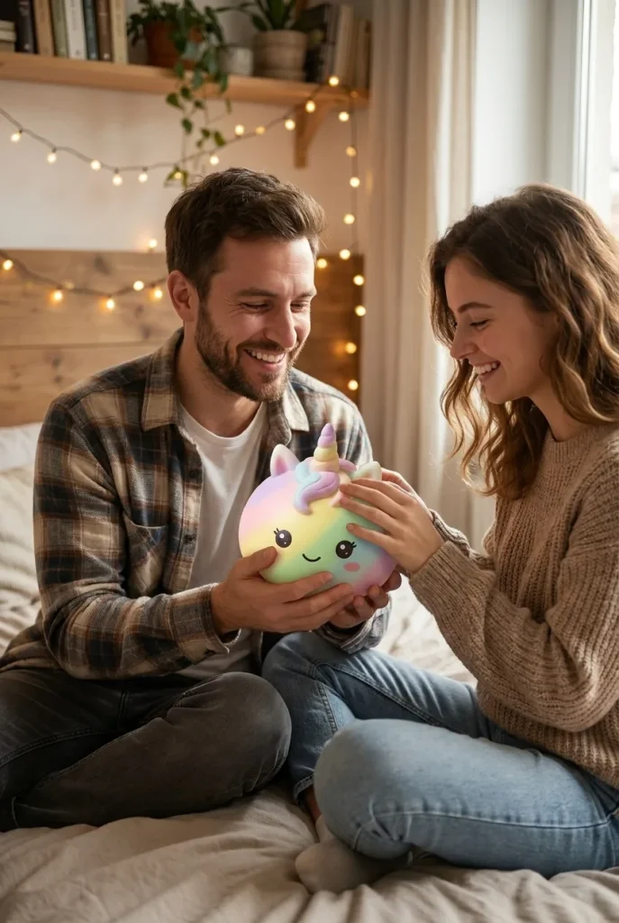 Jumbo Dumpling Squishy Einhorn Regenbogen Mystery als Geschenkidee