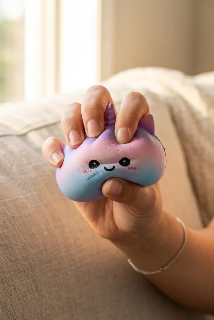 Jumbo Dumpling Squishy Einhorn Regenbogen Mystery beim Drücken