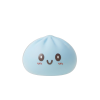 Squishy Dumpling Blue Giant Jumbo beim Drücken, weiches Material