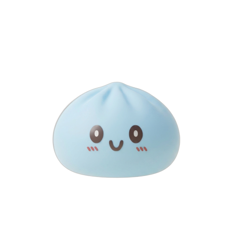 Squishy Dumpling Blue Giant Jumbo beim Drücken, weiches Material