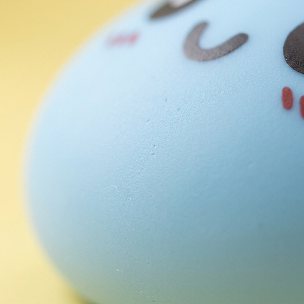 Squishy Dumpling Blue Giant Jumbo — Makro-Nahaufnahme der Textur
