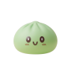Green Dumpling Squishy Jumbo XXL beim Drücken, weiches Material