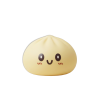 Squishy Dumpling Gelb Gigant XXL beim Drücken, weiches Material