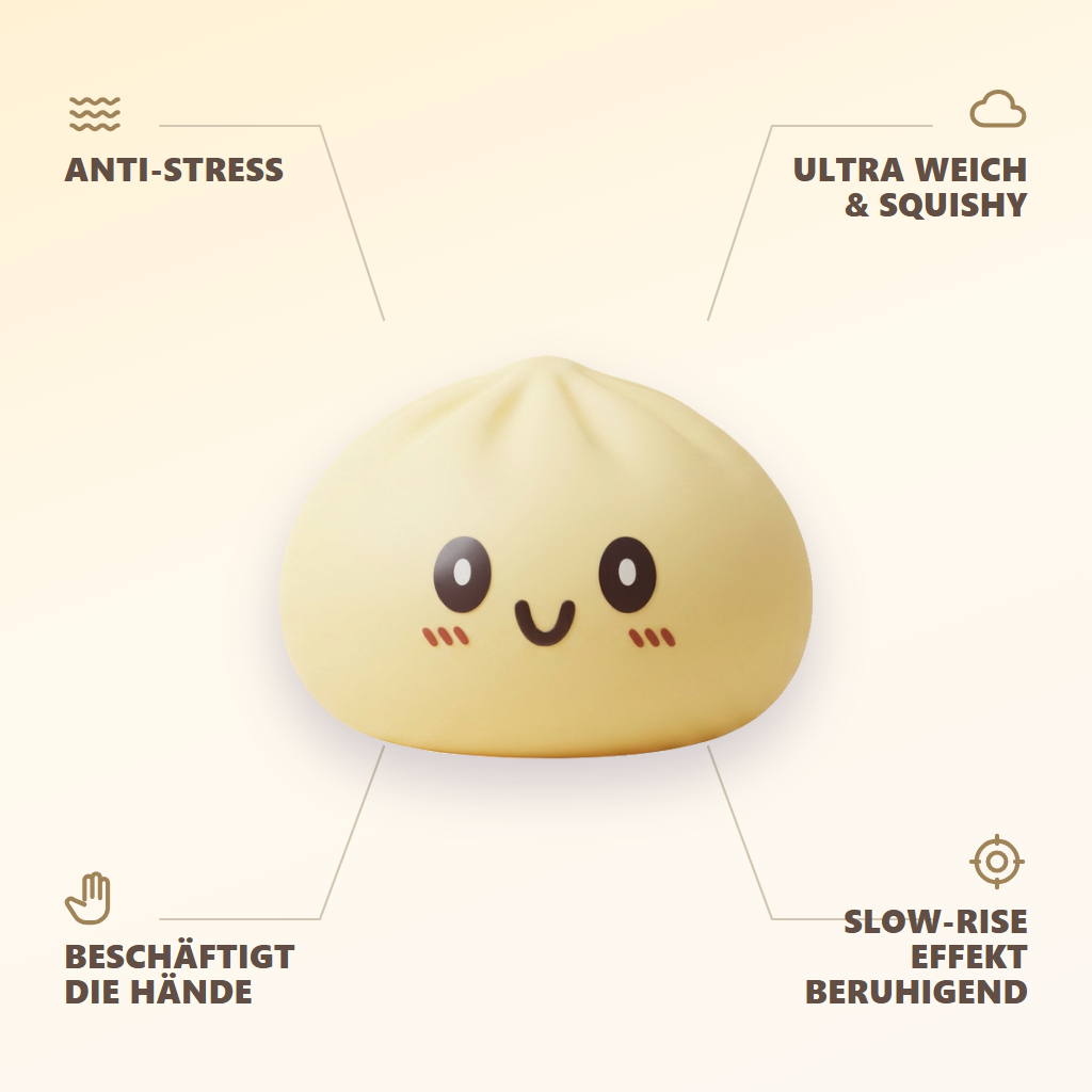 Squishy Dumpling Gelb Gigant XXL — seine Vorteile