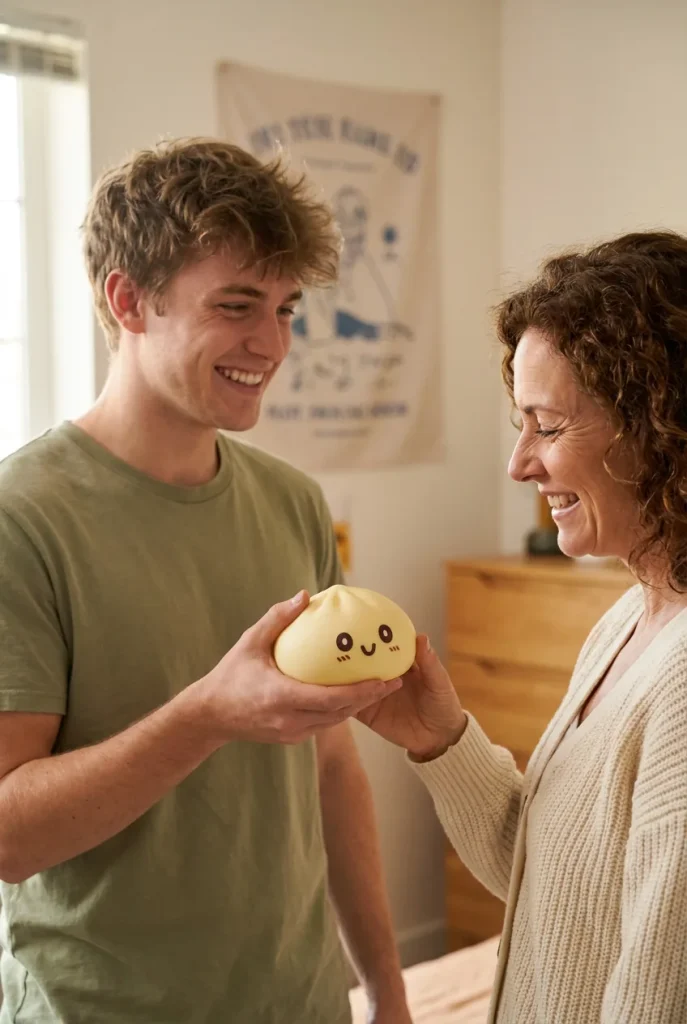 Squishy Dumpling Gelb Gigant XXL als Geschenkidee