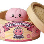 Die Klassiker — Squishy Dumpling in seiner Bambusoptik-Dämpfkörbchen-Box