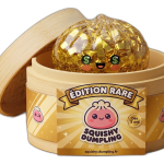 Die Raritäten — Squishy Dumpling in seiner Bambusoptik-Dämpfkörbchen-Box
