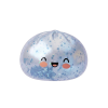 Dumpling Squishy Eisblau Sparkle beim Drücken, weiches Material
