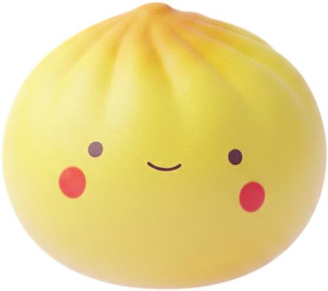 Dumpling Squishy Blind Box Mini – 24er Mystery Set beim Drücken, weiches Material