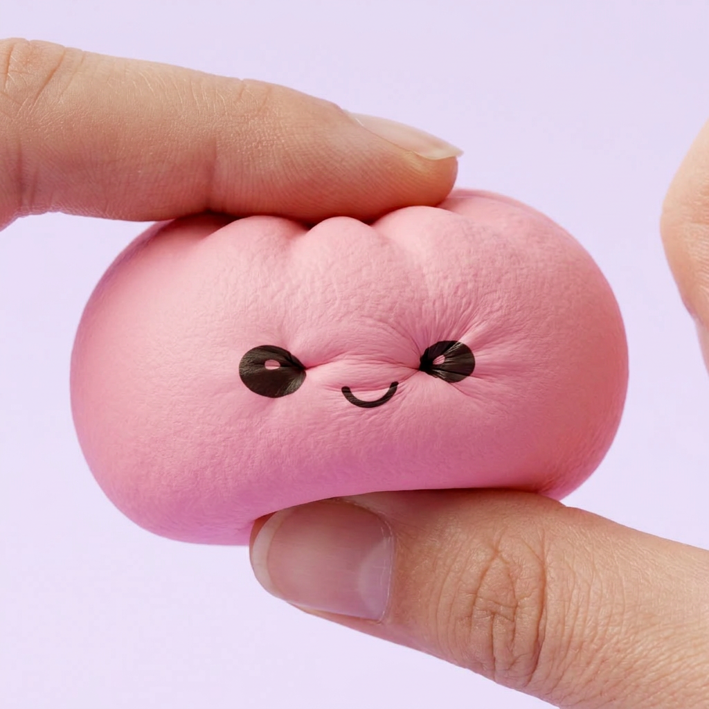 Mini Dumplings Squishy Mystery Überraschung — slow-rise Effekt, der Schaum federt langsam zurück