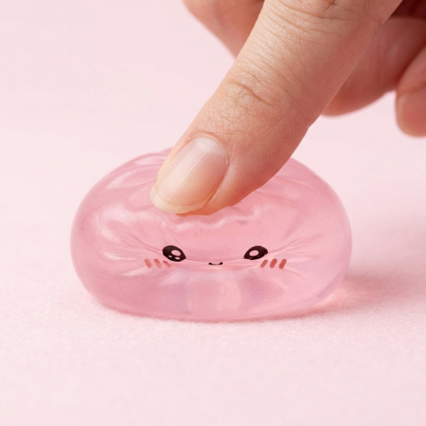 Mini Dumpling Squishy Zucker-Set beim Drücken, weiches Material