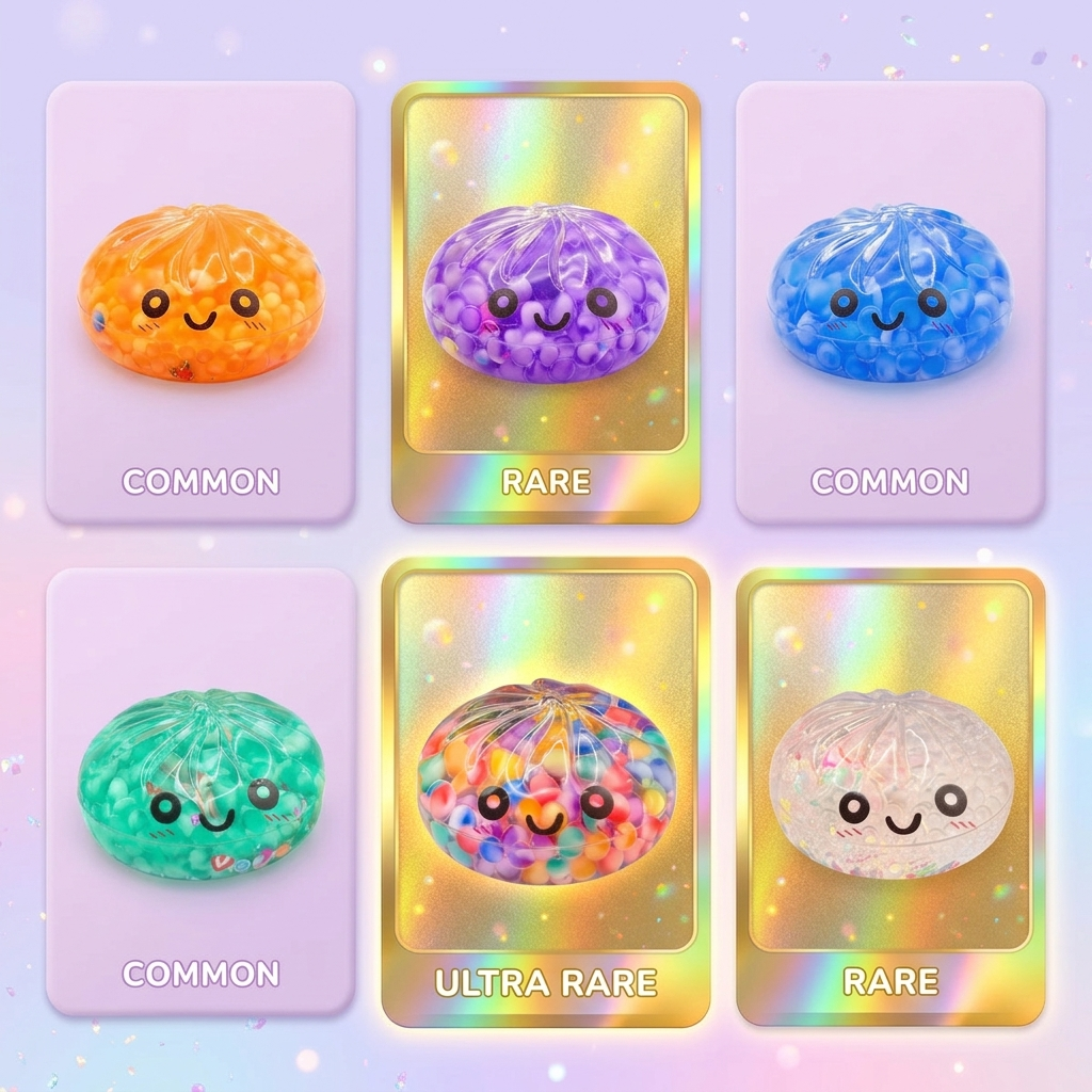 Mystery Dumpling Squishy Bubble Sanft beim Drücken, weiches Material