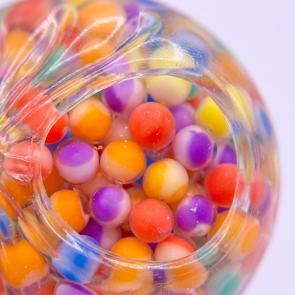 Mystery Dumpling Squishy Bubble Sanft — Makro-Nahaufnahme der Textur