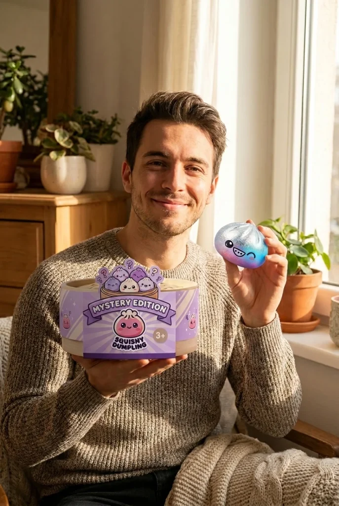 Rare Dumpling Squishy Mystery Sammleredition mit seiner Box