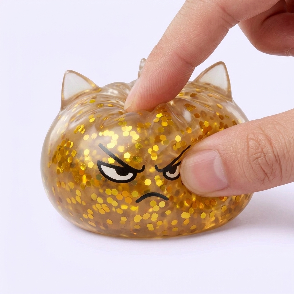 Glitter Dumpling Squishy Rare Einhorn-Zauber beim Drücken, weiches Material