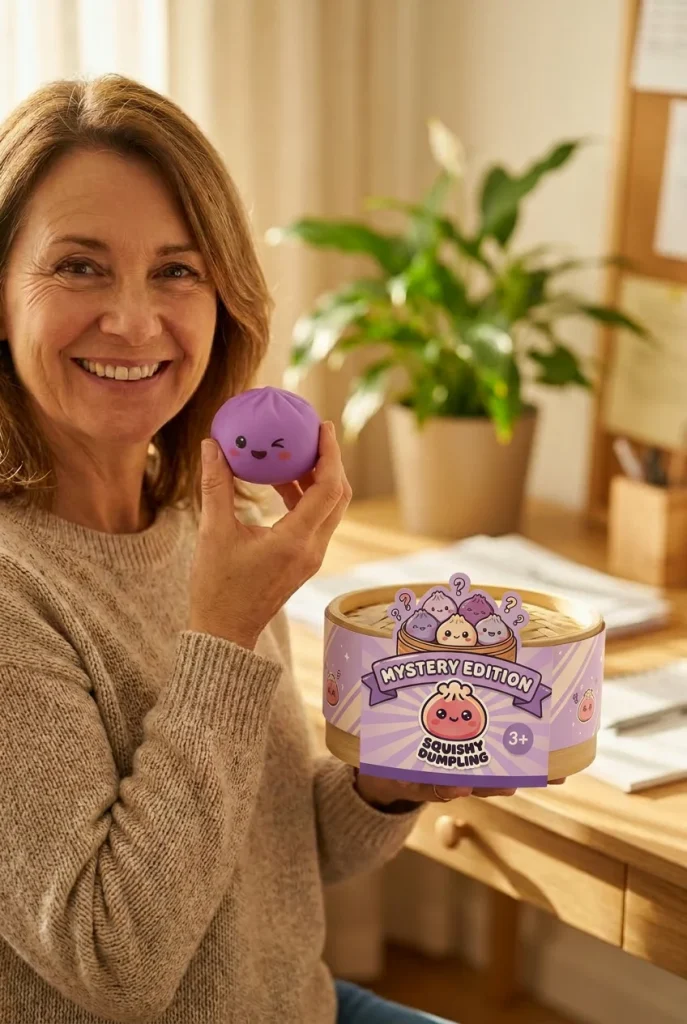 Mystery Dumpling Squishy Überraschungsbox mit seiner Box