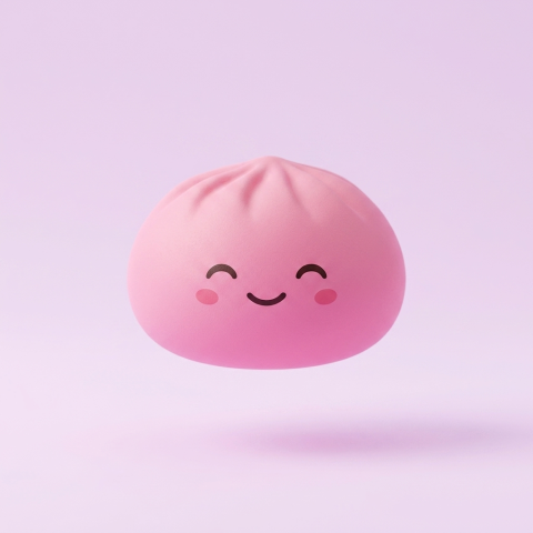 Mystery Dumpling Squishy Überraschungsbox beim Drücken, weiches Material
