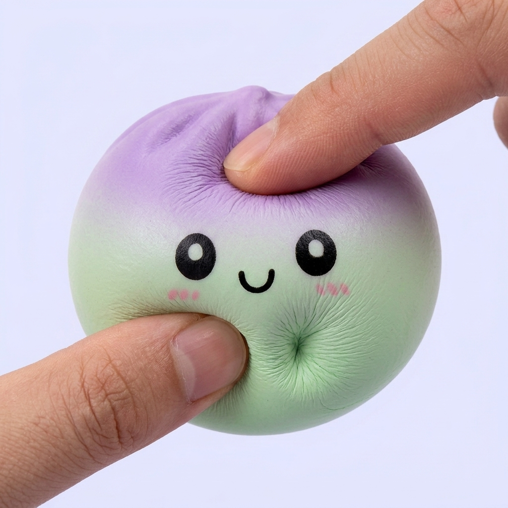Dumpling Squishy Ombre Mystery Fade – Farbverlauf beim Drücken, weiches Material