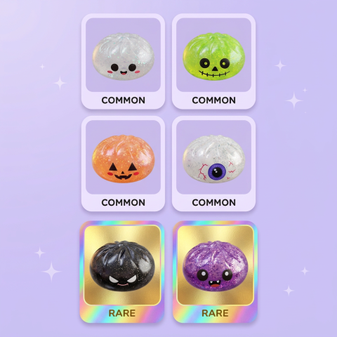 Squishy Dumpling Mystery Halloween Überraschung beim Drücken, weiches Material