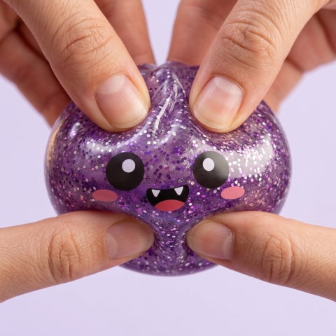 Squishy Dumpling Mystery Halloween Überraschung beim Drücken, weiches Material