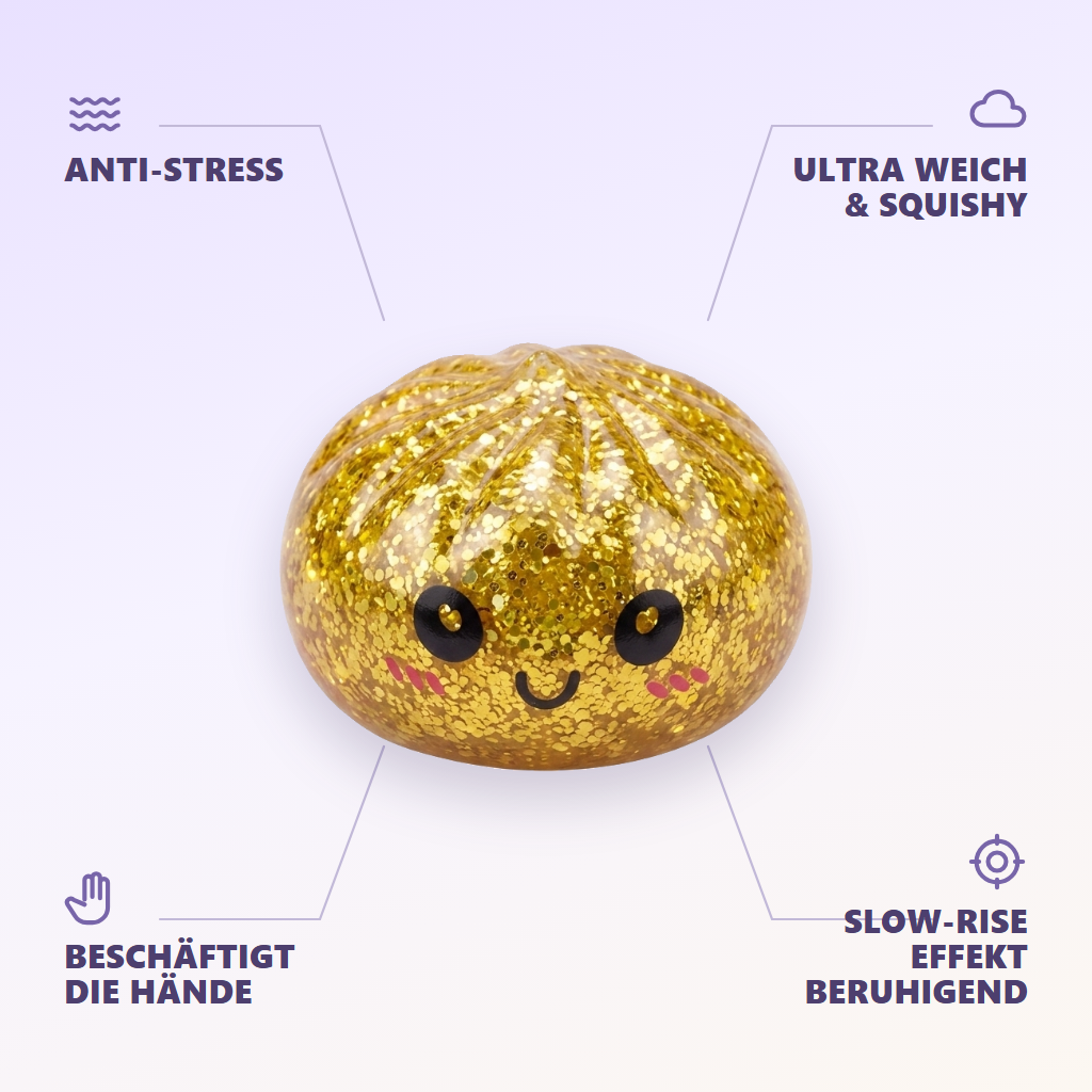 Squishy Dumpling Mystery Glitter Mini-Set — seine Vorteile